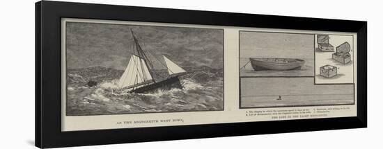 The Loss of the Yacht Mignonette-null-Framed Giclee Print