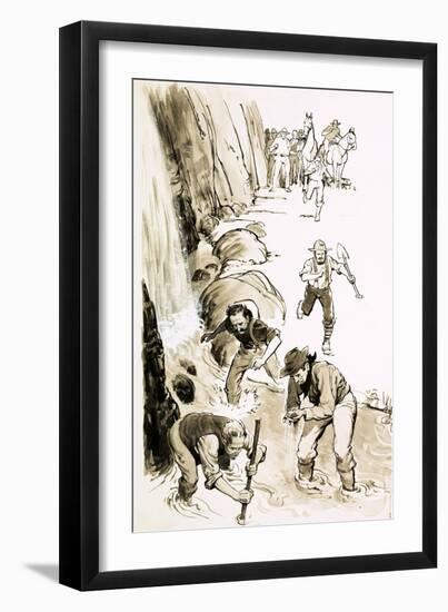 The Lost Adams Diggings-null-Framed Giclee Print