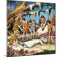 The Lost Boys' Concern for Injured Wendy, Illustration from 'Peter Pan' by J.M. Barrie-Nadir Quinto-Mounted Giclee Print