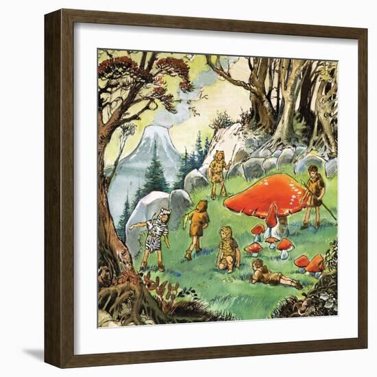 The Lost Boys, Illustration from 'Peter Pan' by J.M. Barrie-Nadir Quinto-Framed Giclee Print