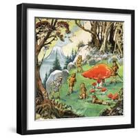 The Lost Boys, Illustration from 'Peter Pan' by J.M. Barrie-Nadir Quinto-Framed Giclee Print