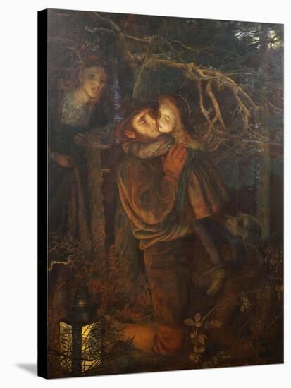 The Lost Child-Arthur Hughes-Stretched Canvas