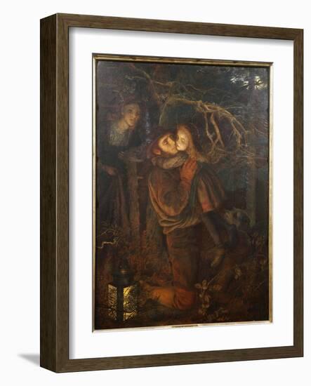 The Lost Child-Arthur Hughes-Framed Giclee Print