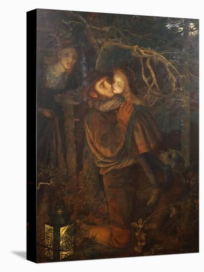 The Lost Child-Arthur Hughes-Stretched Canvas