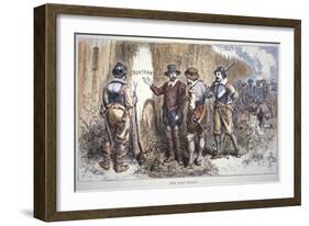 The Lost Colony of Roanoke (Colour Litho)-American-Framed Giclee Print