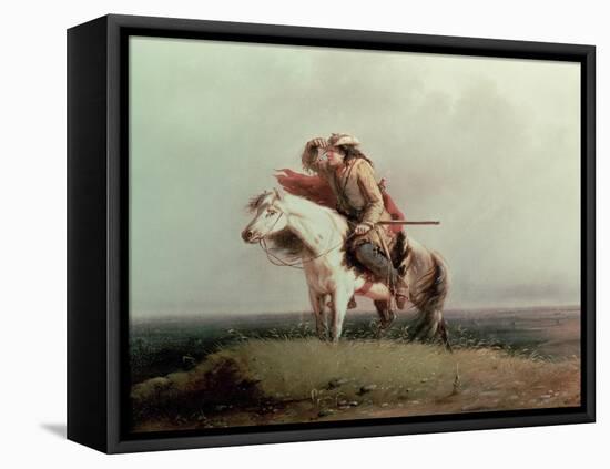 The Lost Greenhorn, 1851-Alfred Jacob Miller-Framed Stretched Canvas