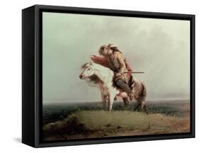 The Lost Greenhorn, 1851-Alfred Jacob Miller-Framed Stretched Canvas