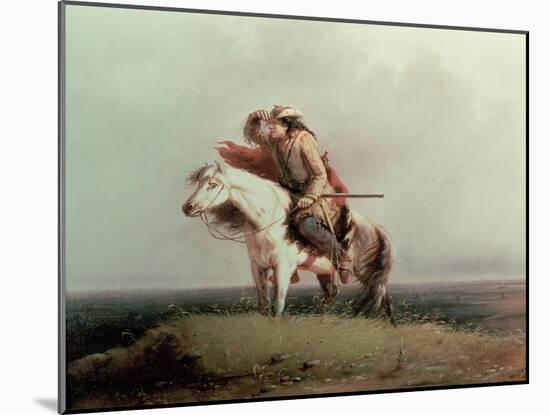 The Lost Greenhorn, 1851-Alfred Jacob Miller-Mounted Giclee Print