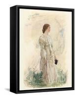 The Lost Love-Robert Anning Bell-Framed Stretched Canvas