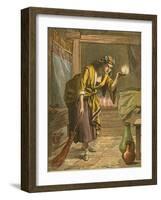 The Lost Piece of Silver-English School-Framed Giclee Print