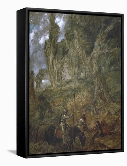 The Lost Route, 1894-John Gilbert-Framed Stretched Canvas