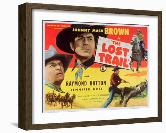 The Lost Trail, 1945-null-Framed Art Print