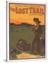The Lost Trail - Comedy Drama Western Life Poster-Lantern Press-Stretched Canvas