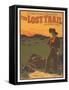 The Lost Trail - Comedy Drama Western Life Poster-Lantern Press-Framed Stretched Canvas