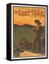 The Lost Trail - Comedy Drama Western Life Poster-Lantern Press-Framed Stretched Canvas