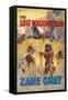 The Lost Wagon Train (Zane Grey) Not So Much Lost as Found by Hostile Native Americans-null-Framed Stretched Canvas