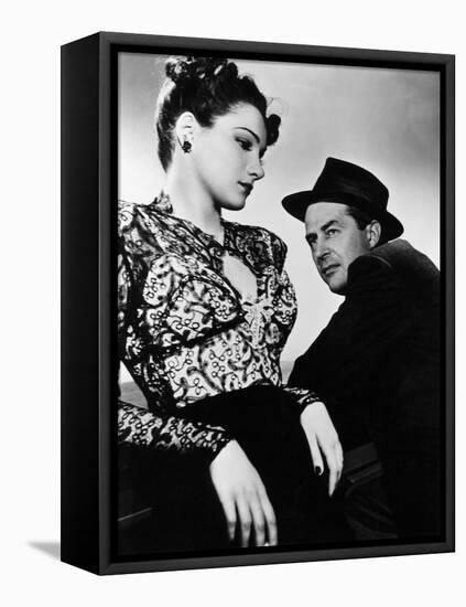 The Lost Weekend, Doris Dowling, Ray Milland, 1945-null-Framed Stretched Canvas