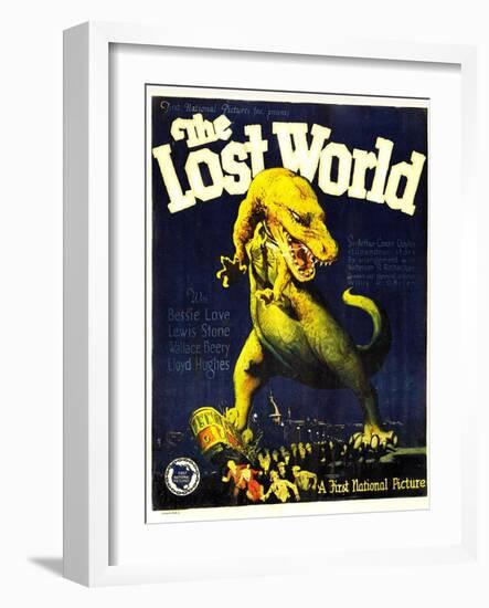 THE LOST WORLD, 1925.-null-Framed Art Print