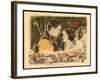 THE LOST WORLD, l-r: Lloyd Hughes, Bessie Love on lobbycard, 1925.-null-Framed Art Print