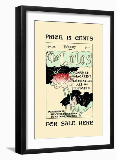 The Lotos, For Sale Here-null-Framed Art Print