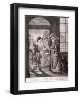 The Lottery Contrast, 1760-Robert Dighton-Framed Premium Giclee Print