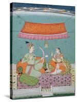 The Lotus Arrow, Bilaspur, c.1750-null-Stretched Canvas