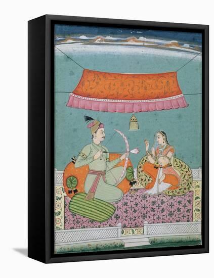 The Lotus Arrow, Bilaspur, c.1750-null-Framed Stretched Canvas