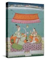 The Lotus Arrow, Bilaspur, c.1750-null-Stretched Canvas