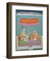 The Lotus Arrow, Bilaspur, c.1750-null-Framed Giclee Print