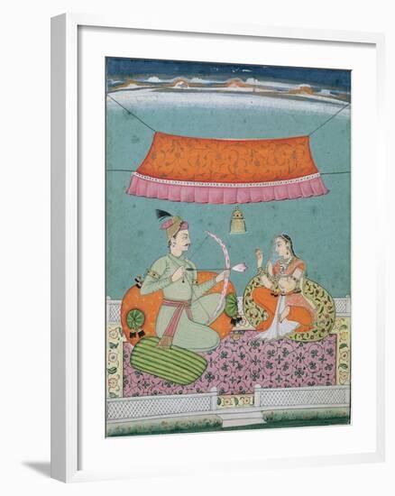 The Lotus Arrow, Bilaspur, c.1750-null-Framed Giclee Print