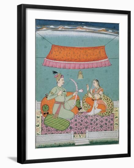 The Lotus Arrow, Bilaspur, c.1750-null-Framed Giclee Print