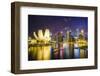 The Lotus Flower Shaped Artscience Museum Overlooking Marina Bay-Fraser Hall-Framed Photographic Print