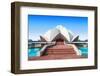 The Lotus Temple, Located in New Delhi, India, is a Bahai House of Worship-saiko3p-Framed Photographic Print