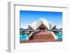 The Lotus Temple, Located in New Delhi, India, is a Bahai House of Worship-saiko3p-Framed Photographic Print