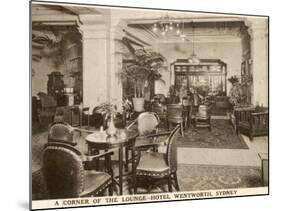 The Lounge at the Hotel Wentworth, Sydney, New South Wales, Australia-null-Mounted Photographic Print