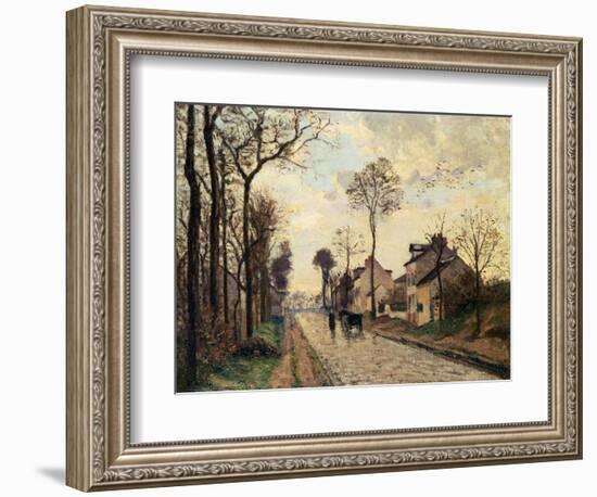 The Louveciennes Road, 1870 by Camille Pissarro-Camille Pissarro-Framed Giclee Print