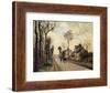 The Louveciennes Road, 1870 by Camille Pissarro-Camille Pissarro-Framed Giclee Print