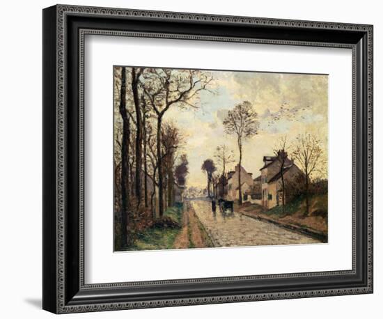 The Louveciennes Road, 1870 by Camille Pissarro-Camille Pissarro-Framed Giclee Print