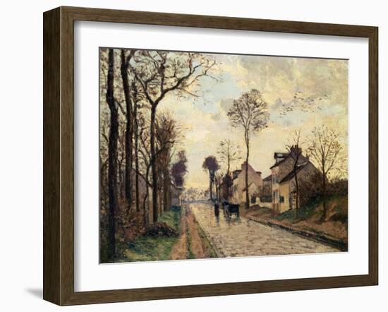 The Louveciennes Road, 1870 by Camille Pissarro-Camille Pissarro-Framed Giclee Print