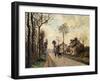 The Louveciennes Road, 1870 by Camille Pissarro-Camille Pissarro-Framed Giclee Print