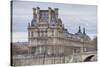 The Louvre And Pont Royal-Cora Niele-Stretched Canvas