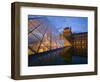 The Louvre at Twilight, Paris, France-Jim Zuckerman-Framed Photographic Print