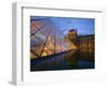 The Louvre at Twilight, Paris, France-Jim Zuckerman-Framed Photographic Print