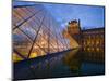 The Louvre at Twilight, Paris, France-Jim Zuckerman-Mounted Photographic Print