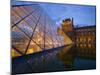 The Louvre at Twilight, Paris, France-Jim Zuckerman-Mounted Photographic Print