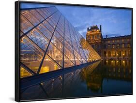 The Louvre at Twilight, Paris, France-Jim Zuckerman-Framed Photographic Print