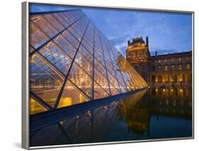 The Louvre at Twilight, Paris, France-Jim Zuckerman-Framed Photographic Print