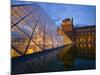 The Louvre at Twilight, Paris, France-Jim Zuckerman-Mounted Photographic Print