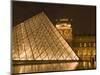 The Louvre at Twilight, Paris, France-Jim Zuckerman-Mounted Photographic Print