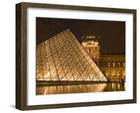 The Louvre at Twilight, Paris, France-Jim Zuckerman-Framed Photographic Print